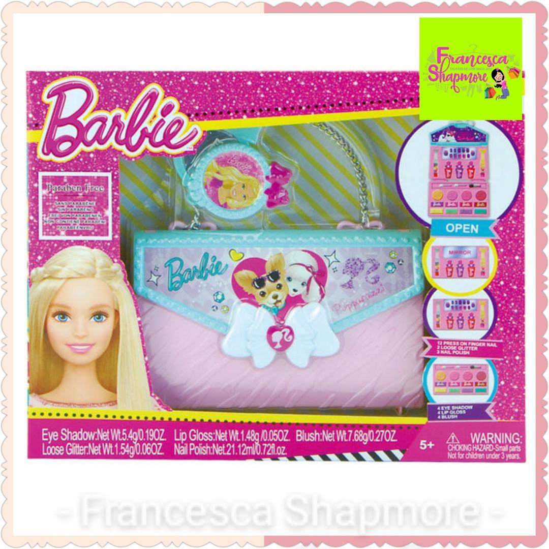 BARBIE MAKE UP SET FOR KIDS (Category: Makeup) located in Caloocan City. Submitted by francesca.shapmore1 (Listing ID 1123501445, Image 1). Description: Brandnew! authentic licensed: mattel srp 1500.