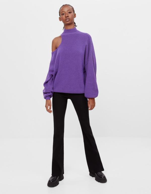 Pull violet bershka clearance
