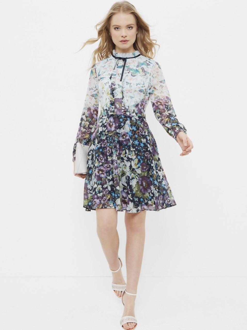 BNWT Ted Baker Meelia Entangled Enchantment Dress Women s Fashion