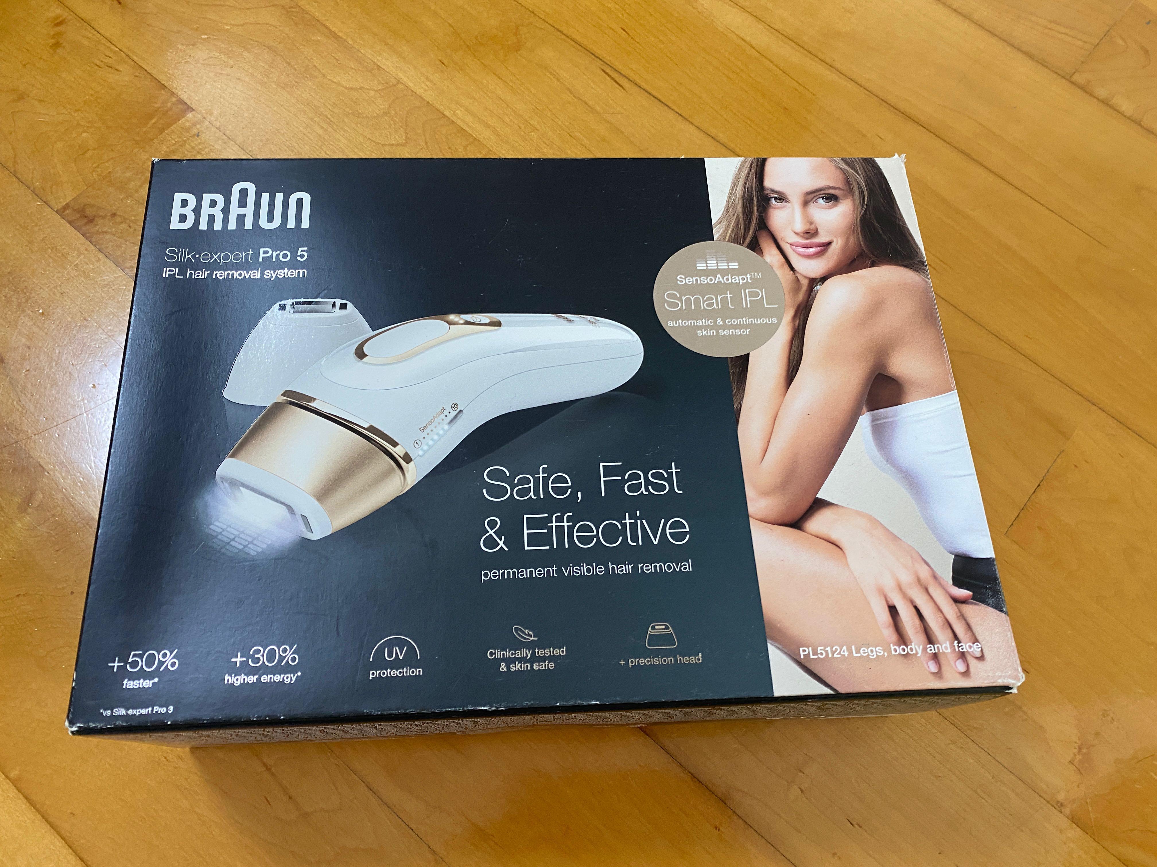 Braun 百靈牌Silk Expert Pro 5 彩光脫毛器, 美容＆個人護理, 沐浴