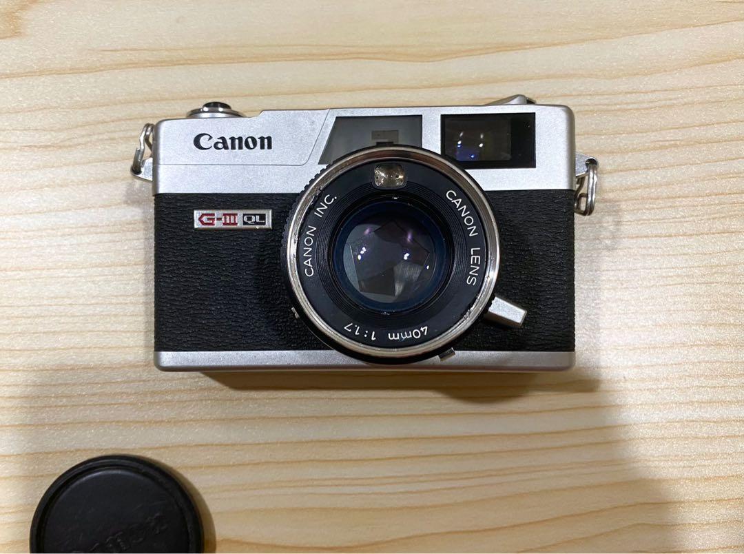 Canon Canonet QL17 GIII (Category: Cameras) located in Quezon City. Submitted by kadldeclutter (Listing ID 1123493295, Image 2). Description: -Tested on expired film a few years ago (additional sample pics upon request) -Unsure if light meter works (no battery available to test) but it was working fine a few years ago Issues -Sticky shutter, easily fixed pag ipa CLA -Has mild fungus on the lens -Has scratches as seen on photos .