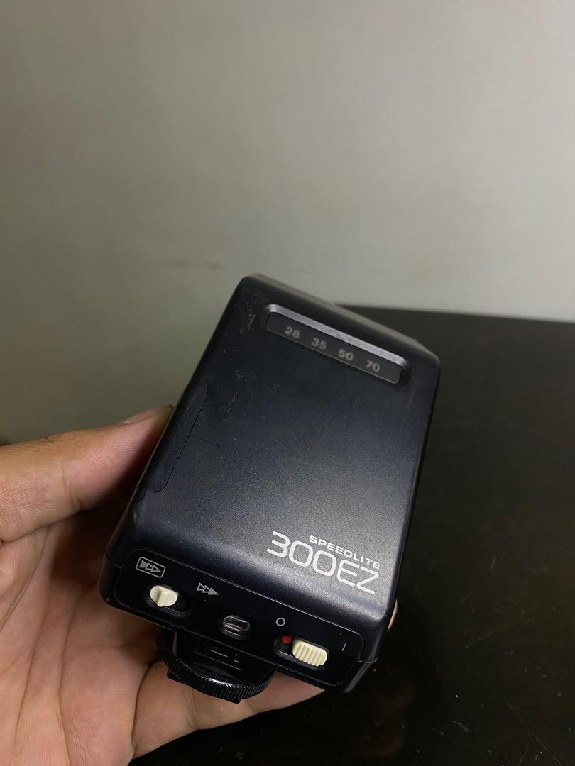Canon speedlight 300ez (Category: Cameras) located in Manila. Submitted by potato.ph (Listing ID 1123369984, Image 2). Description: Japan Selling as is Not yet tested Buy at your own risk ‼️ 📍Manila Meetup location: Sm san lazaro (or near loc only) Open for deliver/cod Buyer must assign and book their desire courier service Note❗️ No return policy Thank you!!.