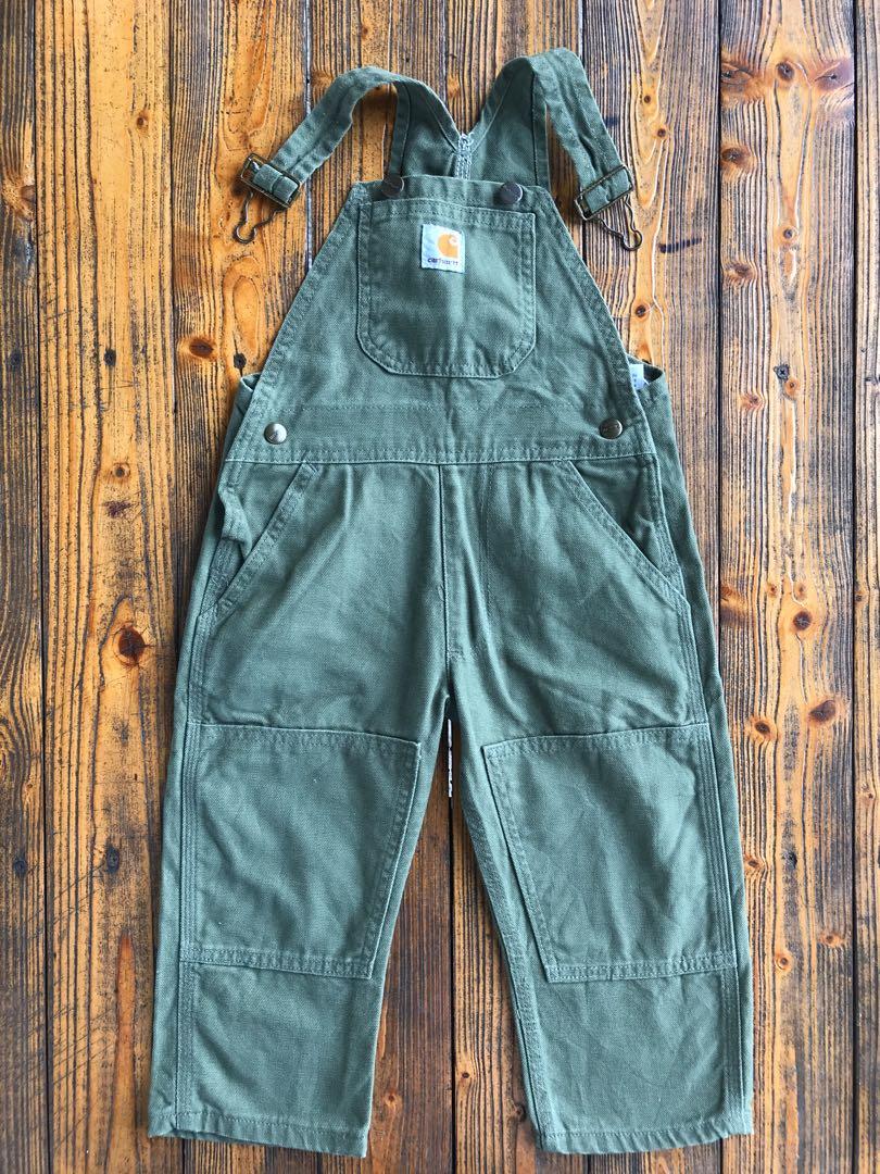 Green carhartt deals overalls