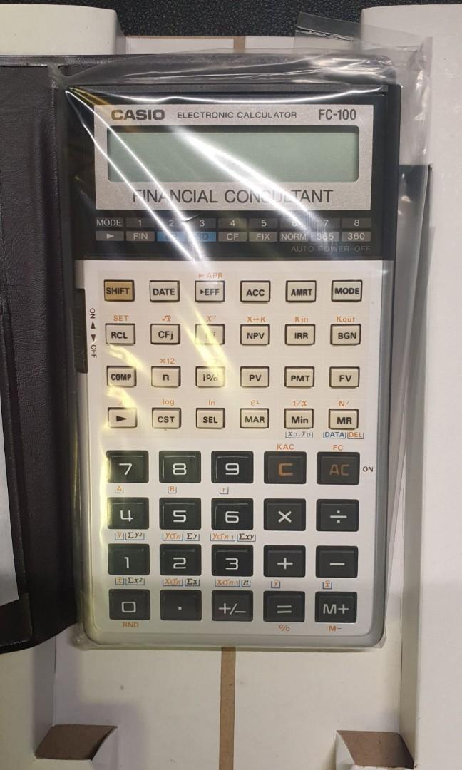 Casio fc 100 calculator online