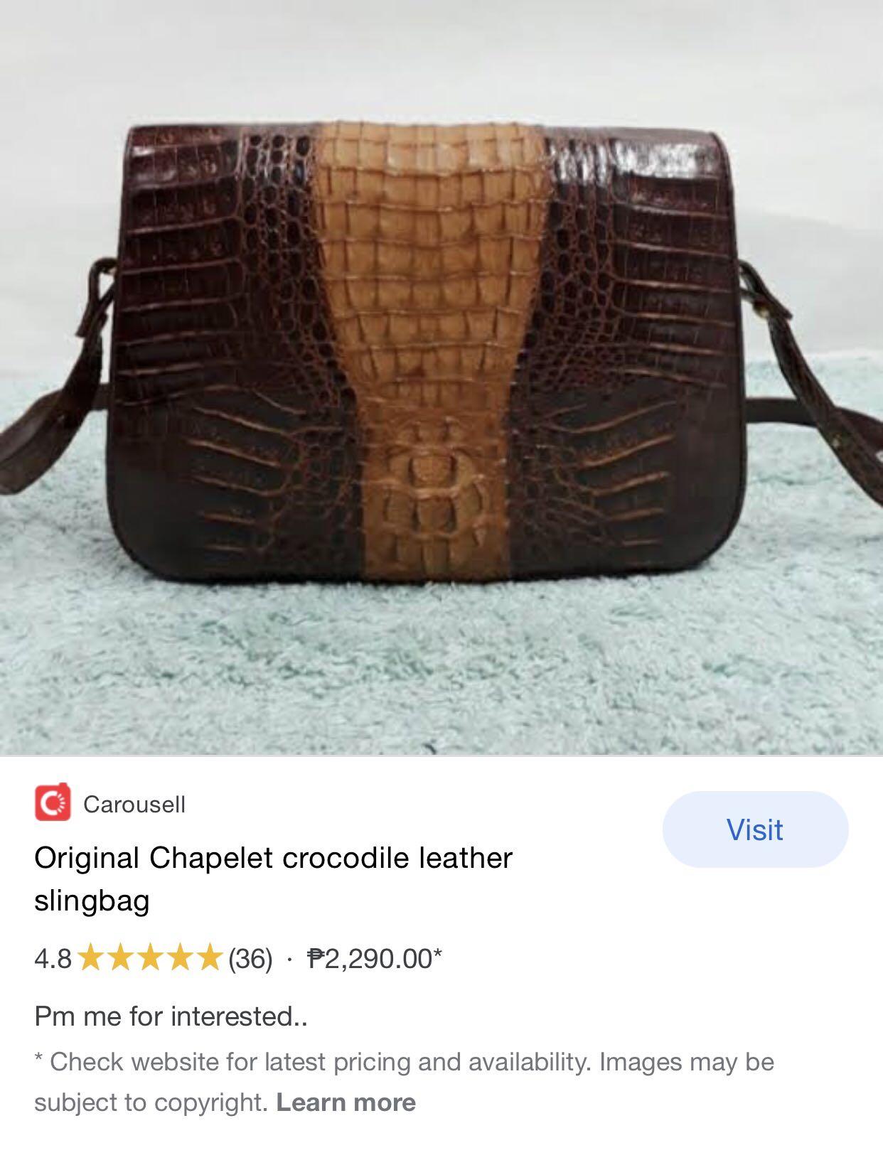 Crocodile Brand Bag, Women's Fashion, Bags & Wallets, Cross-body Bags on  Carousell