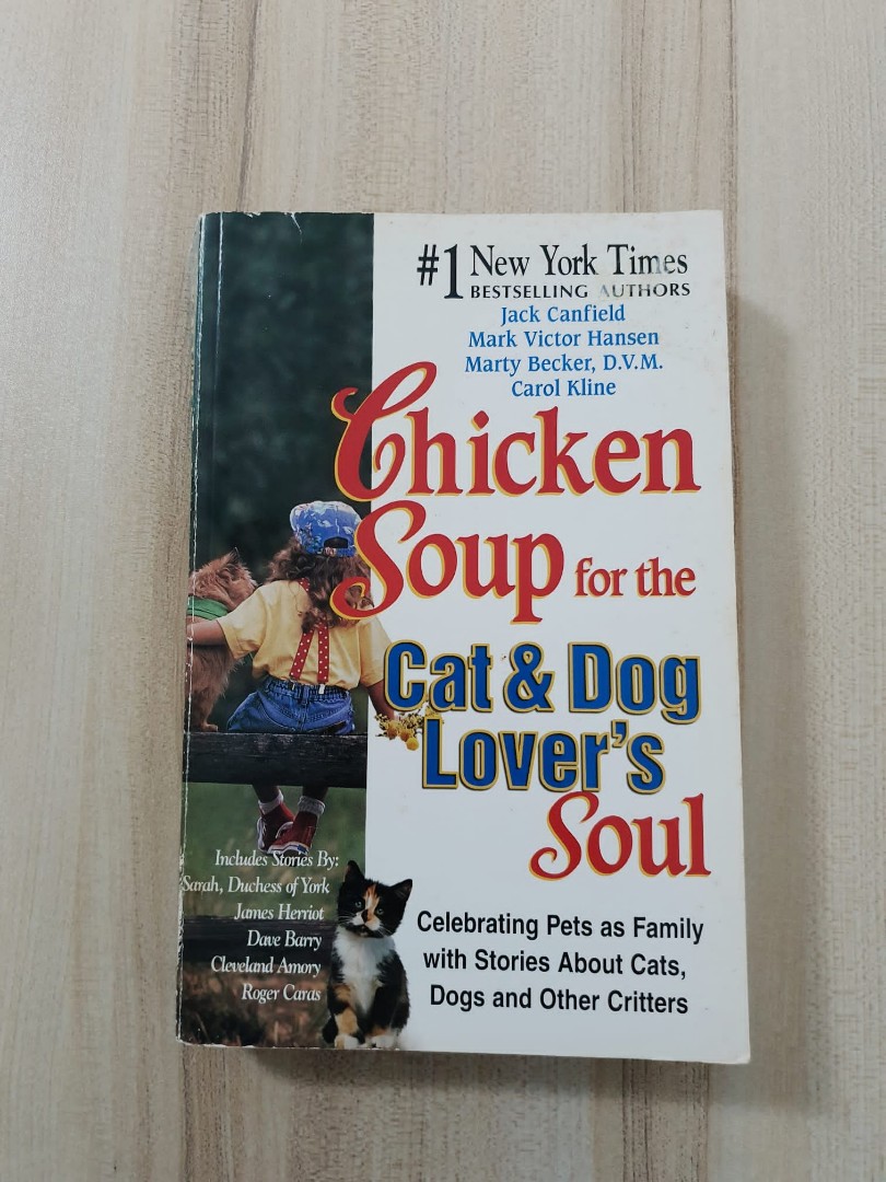 Chicken soup for the cat and deals dog lover's soul