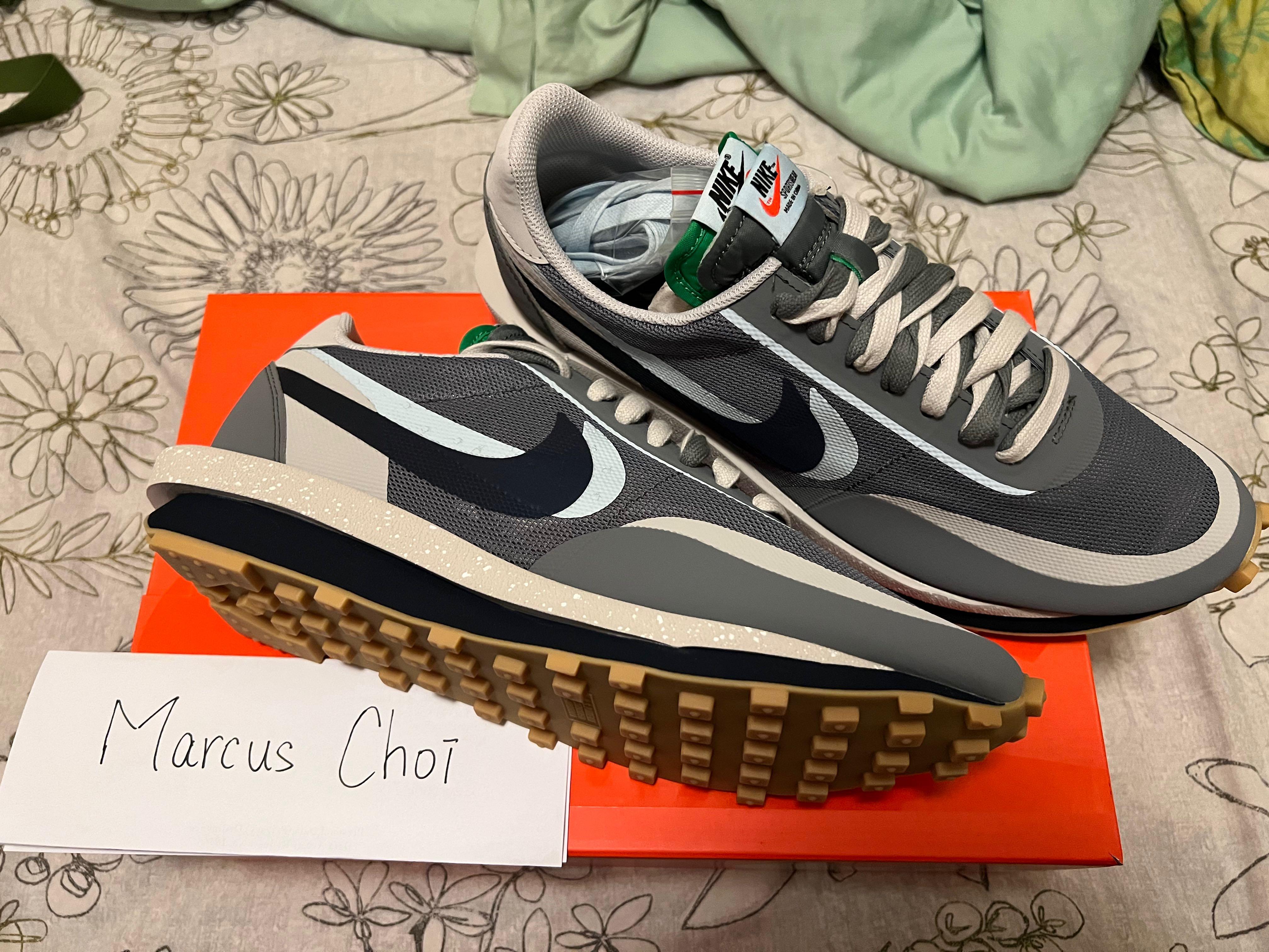 Clot Sacai Nike LDWAFFLE US12, 男裝, 鞋, 波鞋- Carousell