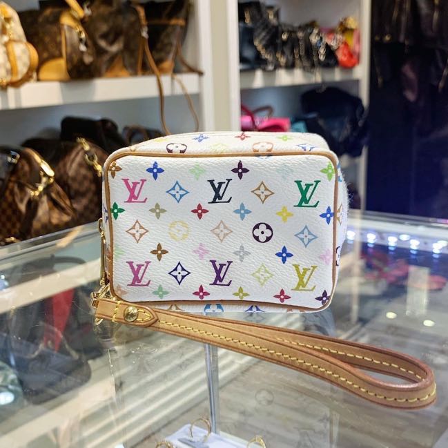 LV Louis Vuitton multi colour wapity pouch, Luxury, Bags & Wallets on  Carousell