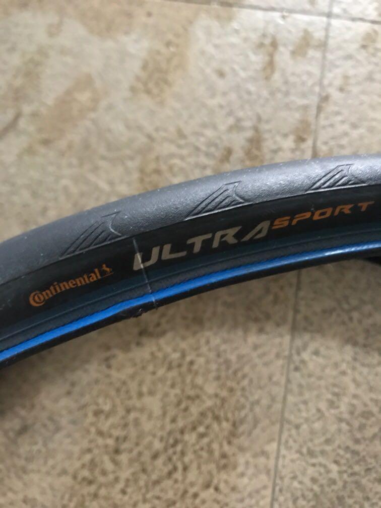 Continental ultra sport ii shop clincher wired road tyre