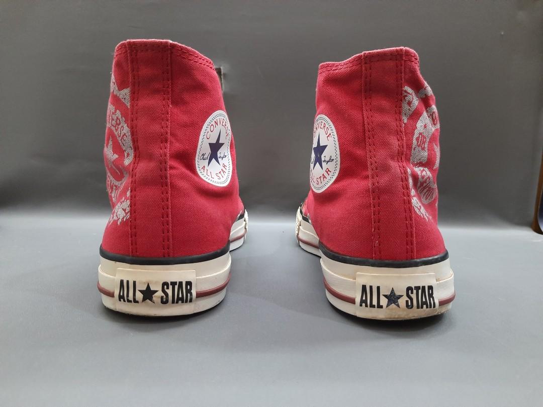 red converse vintage