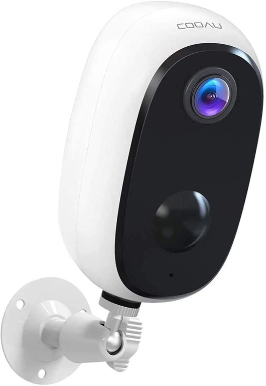 COOAU Wireless Security Camera Outdoor with Rechargeable 10000mAh