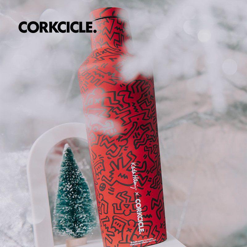 （需預訂）CORKCICLE x Keith Haring 保溫杯475ml, 傢俬＆家居, 廚具和餐具, 廚水杯、水壺 Carousell
