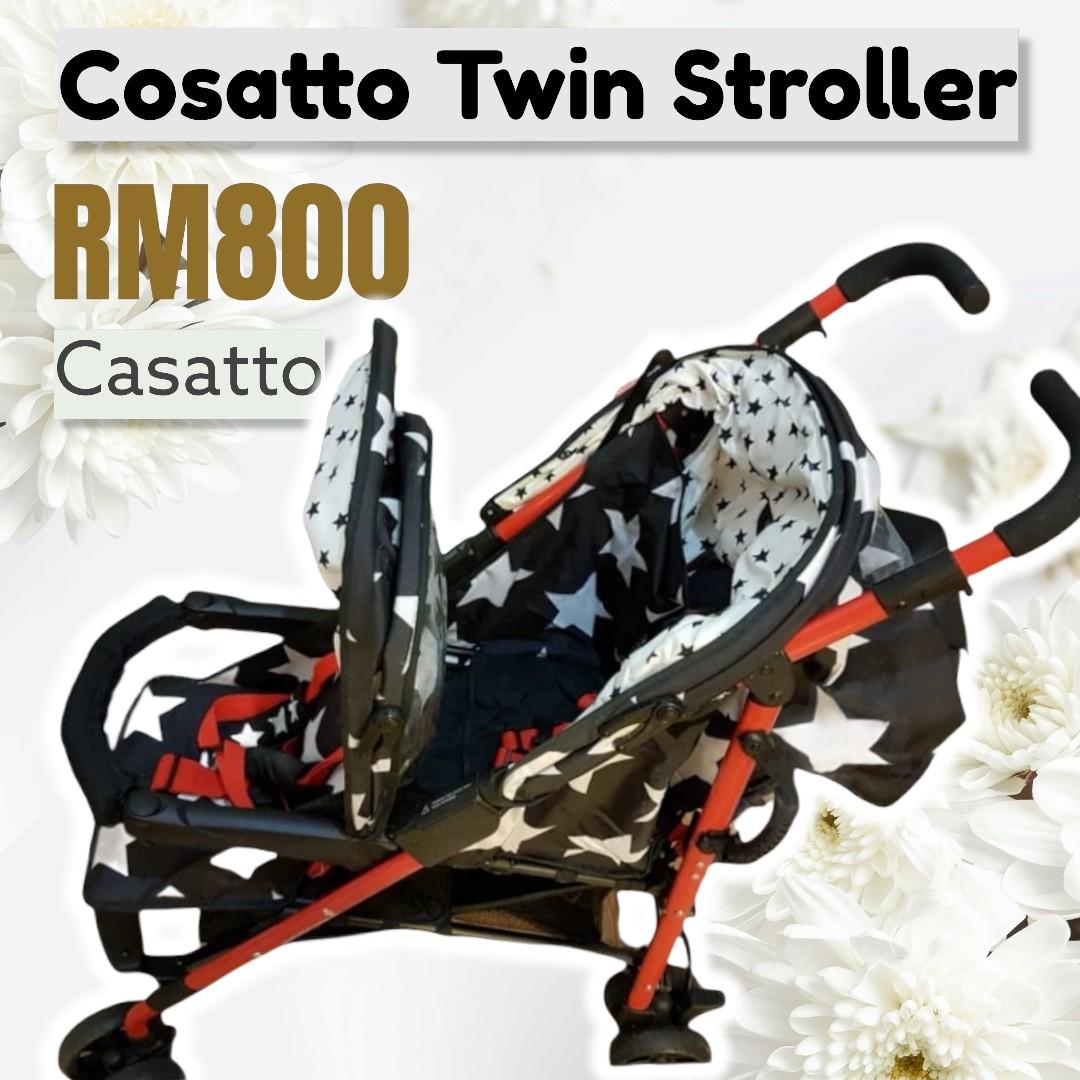 Cosatto tandem double stroller top