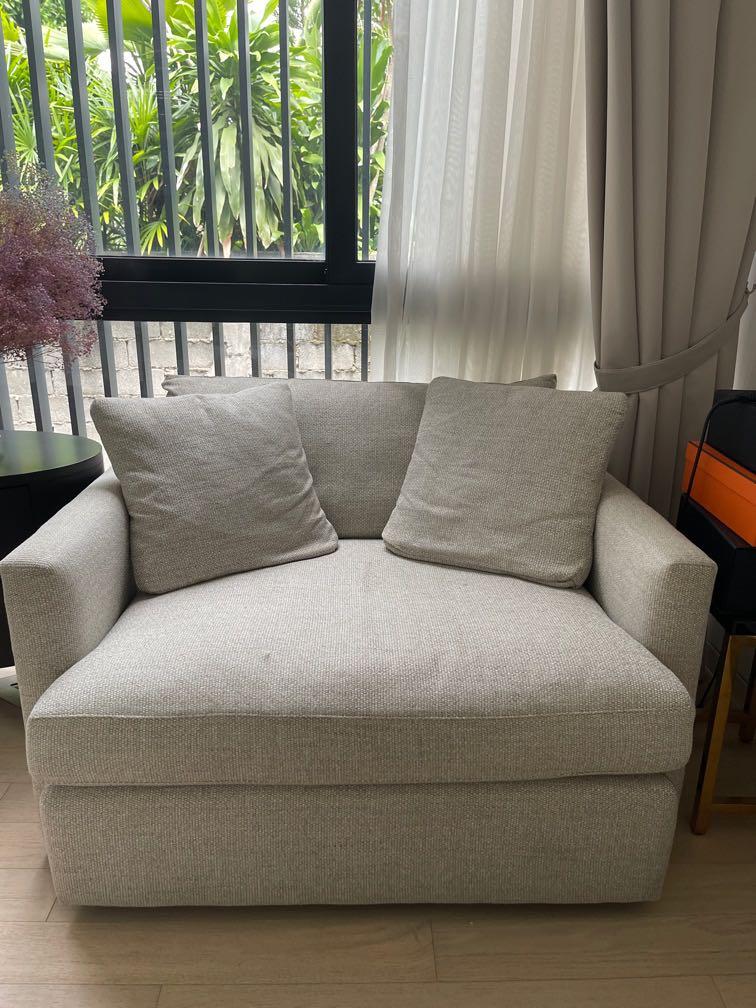 Crate Barrel lounge chair
