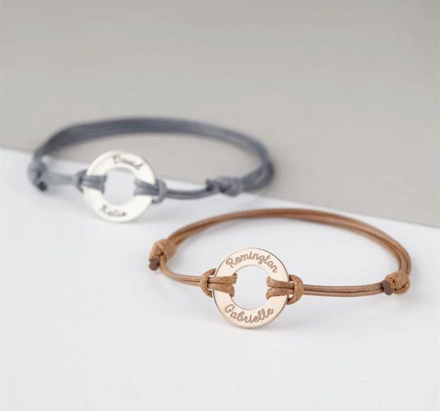 Custom washer bracelet on sale