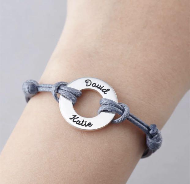 Custom on sale washer bracelet