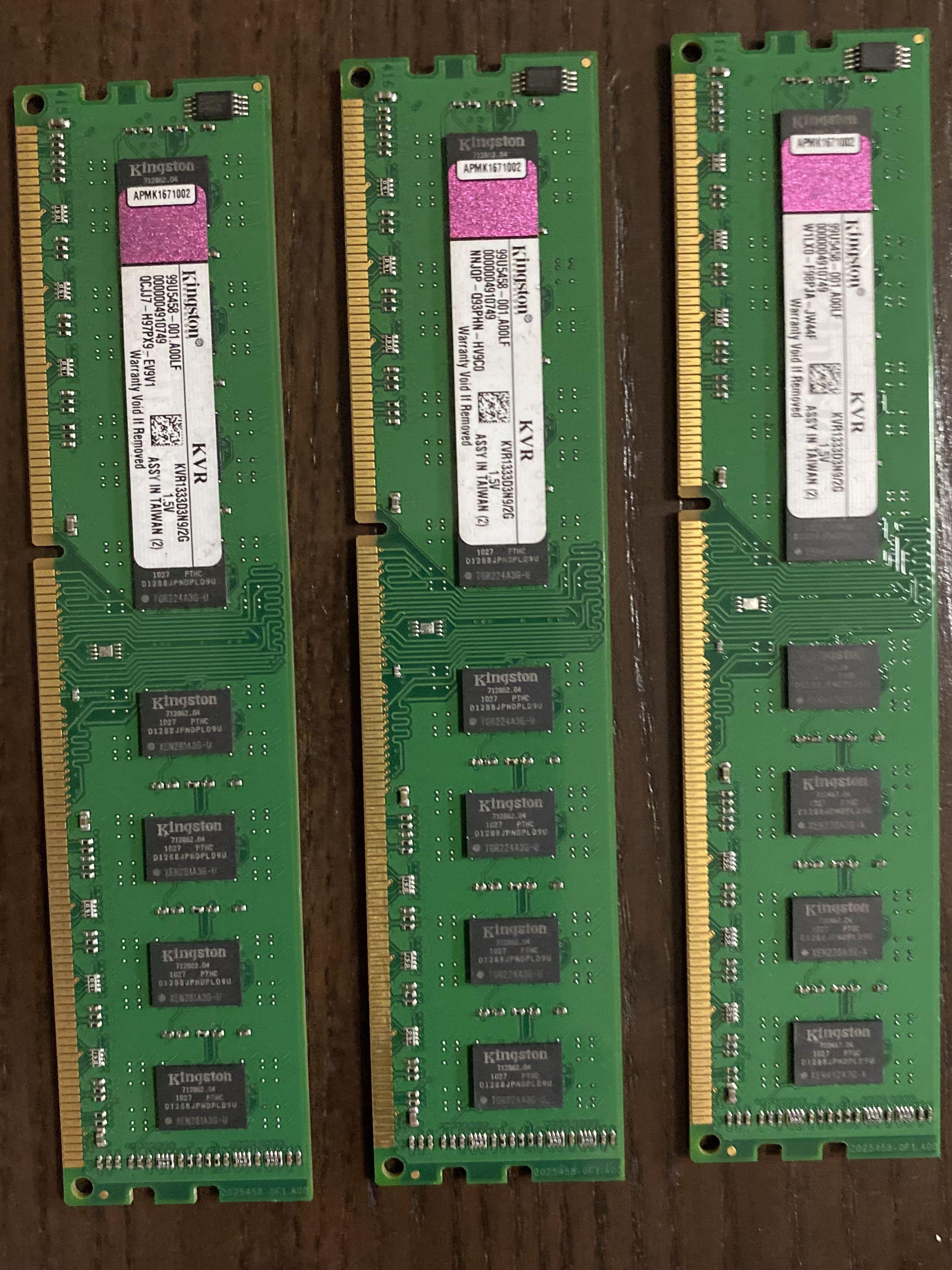 Ddr2 And Ddr3 Desktop Ram Kingston Hynix Computers Tech Parts Accessories Computer Parts On Carousell