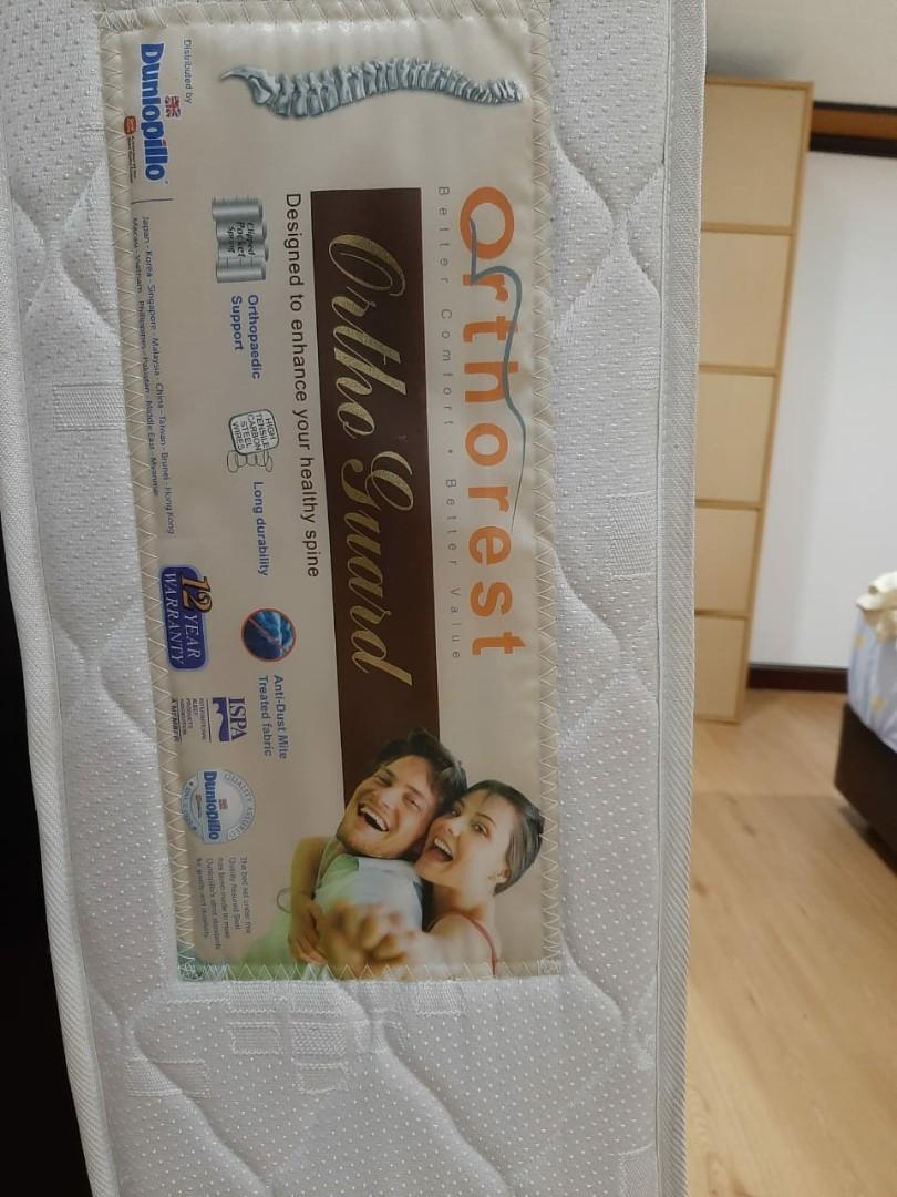 Dunlopillo Ortho Guard Queen tilam mattress, Furniture & Home Living