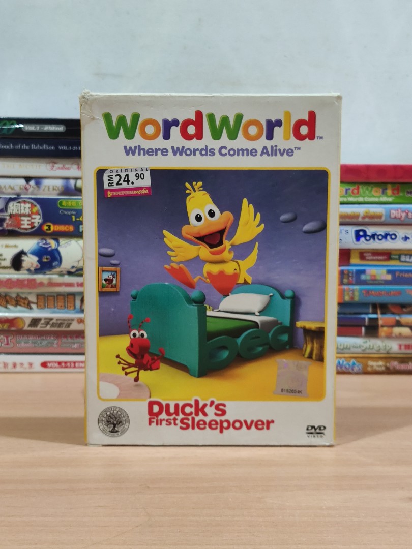 (DVD) WordWold Duck's First Sleepover, Hobbies & Toys, Music & Media