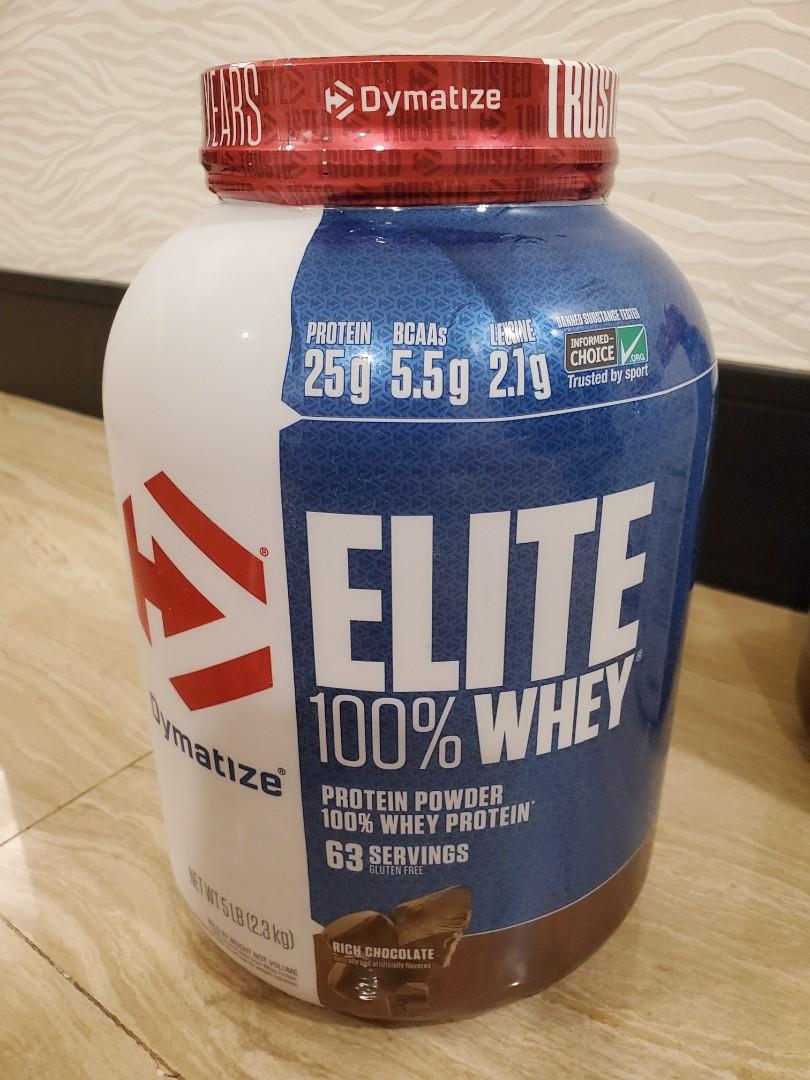 Dymatize Elite 100 Whey Protein 5lb 63 Servings