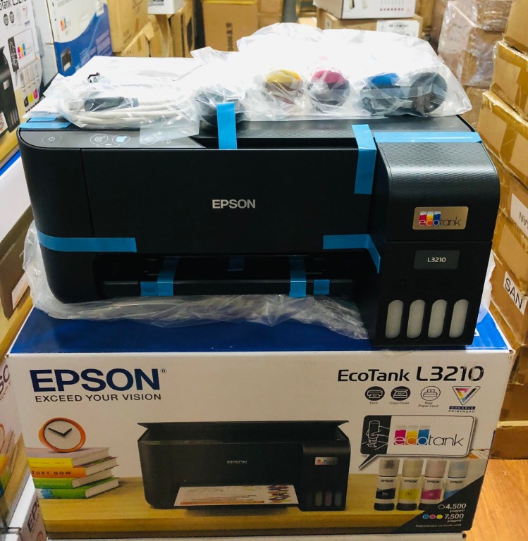 Epson EcoTank L3210 A4 AllinOne Ink Tank Printer, Computers & Tech