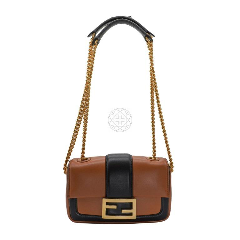 fendi mini baguette chain