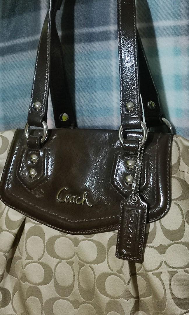 Signature Carly Duffle Hobo Bag Authentic Coach bag... - Depop