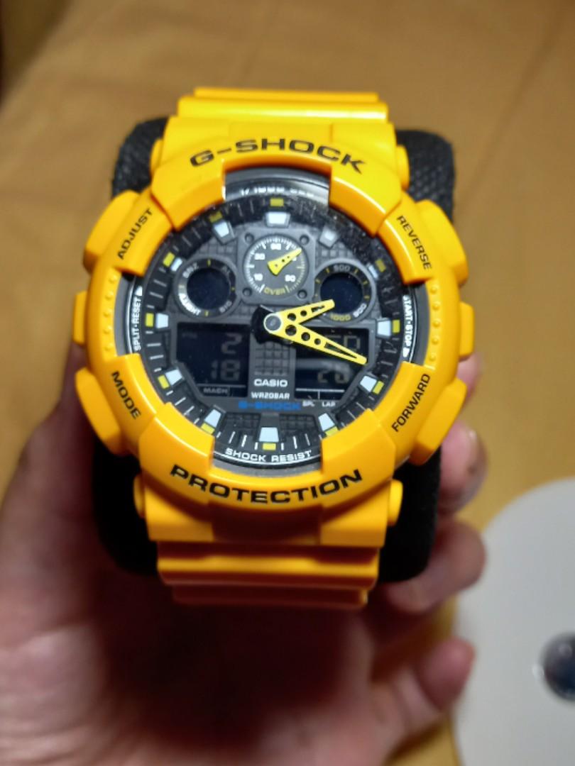G Shock Bumblebee GA 100A 9A