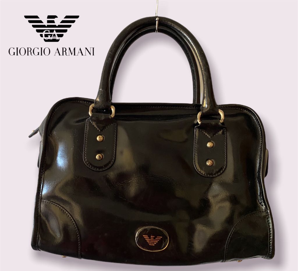 armani boston bag