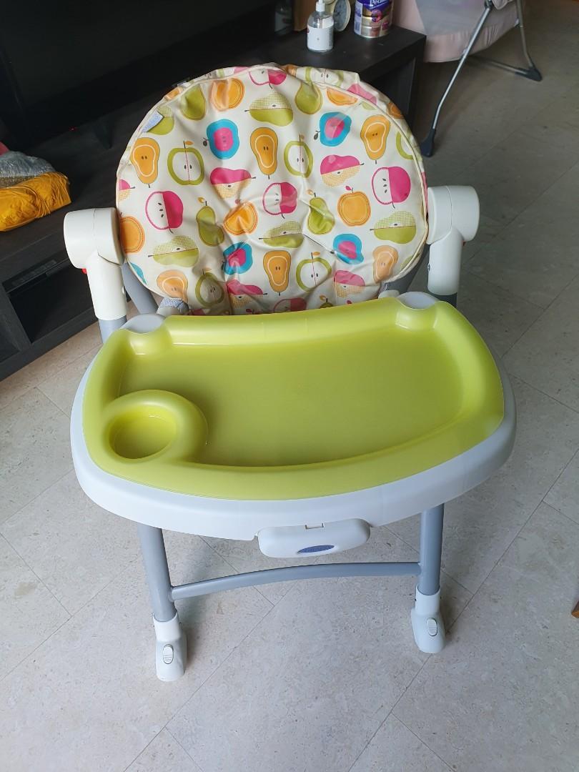 Graco high chair yellow cheap