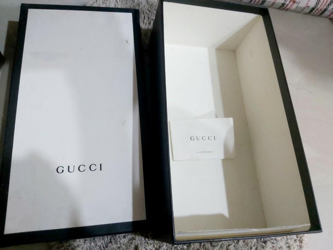 Gucci dust bag and box clearance