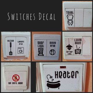 HDB Switch Vinyl Sticker Decal, Hobbies & Toys, Stationery & Craft, Art ...