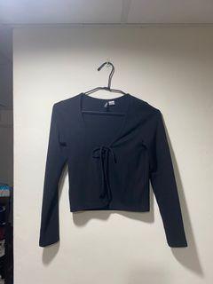 H&M 綁帶短版小外套