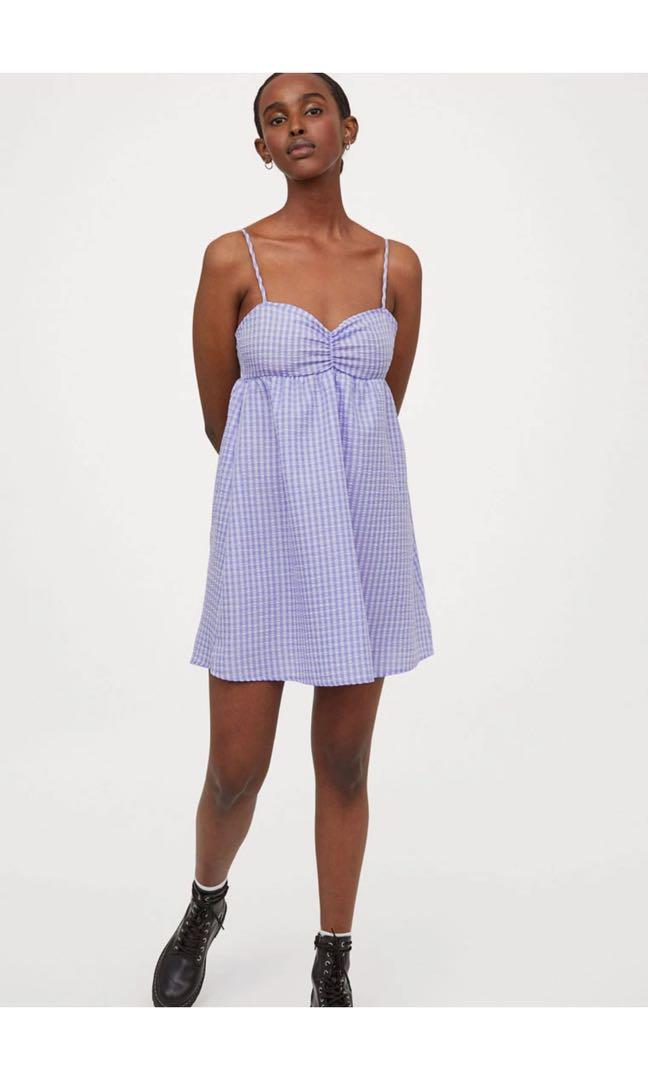H&m lilac top dress