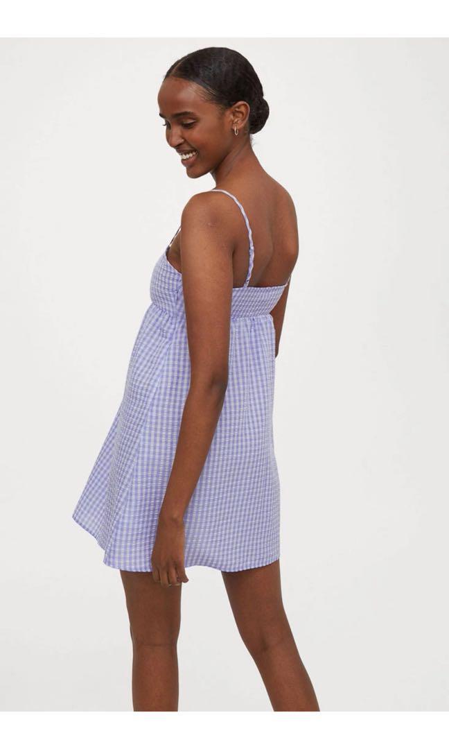 H&m outlet checked dress