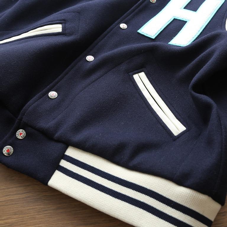 HUMAN MADE x Ebbets Field Flannels Varsity Jacket, 男裝, 外套及