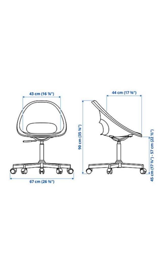 Ikea Loberget hydraulic chair Furniture Home Living Furniture Chairs on Carousell