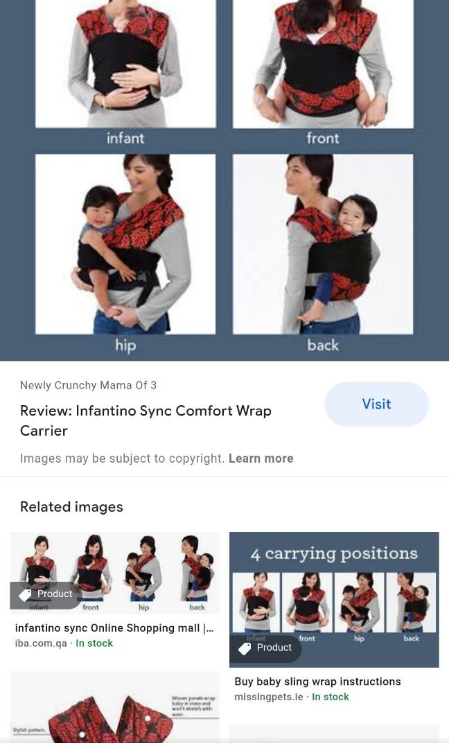 Infantino sync comfort wrap carrier