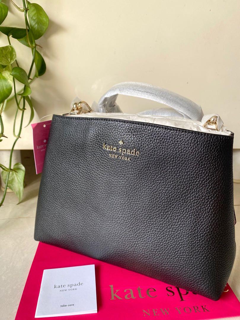 INSTOCK Kate Spade Aubrey Chain Top Handle Satchel Handbag Slingbag  Crossbody Black, Women's Fashion, Bags & Wallets, Purses & Pouches on  Carousell