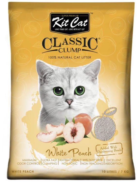KitCat clumping litter (cherry blossom and peach), Pet Supplies, Homes