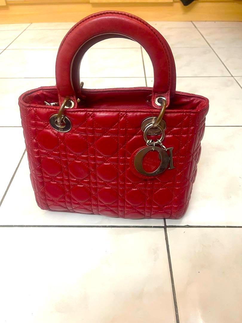 Lady Dior Hand Carry Large, Luxury, Bags & Wallets on Carousell