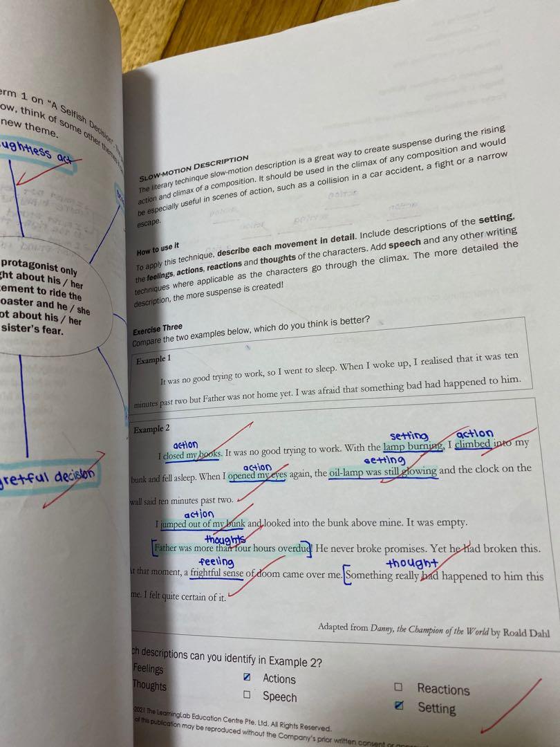 2021 Learning lab worksheets for p6 science and English (some of