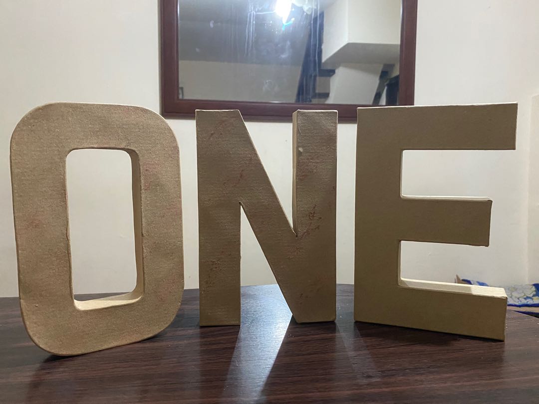 Letter standee, Looking For on Carousell