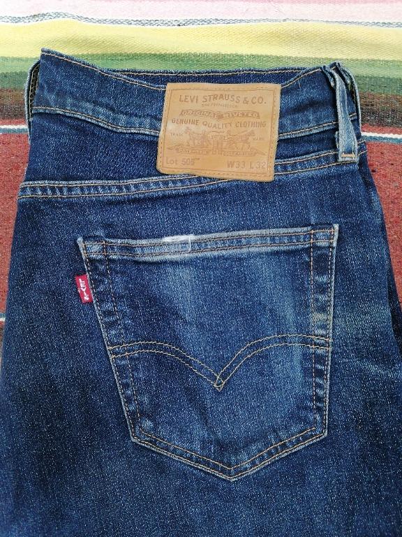 Levis 505 Big E Non Selvedge Men s Fashion Bottoms Jeans on
