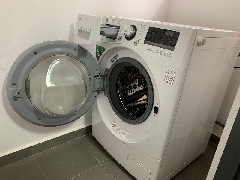 LG (2 in 1) Washer & Dryer Direct Drive 9 kg/6 kg, TV & Home