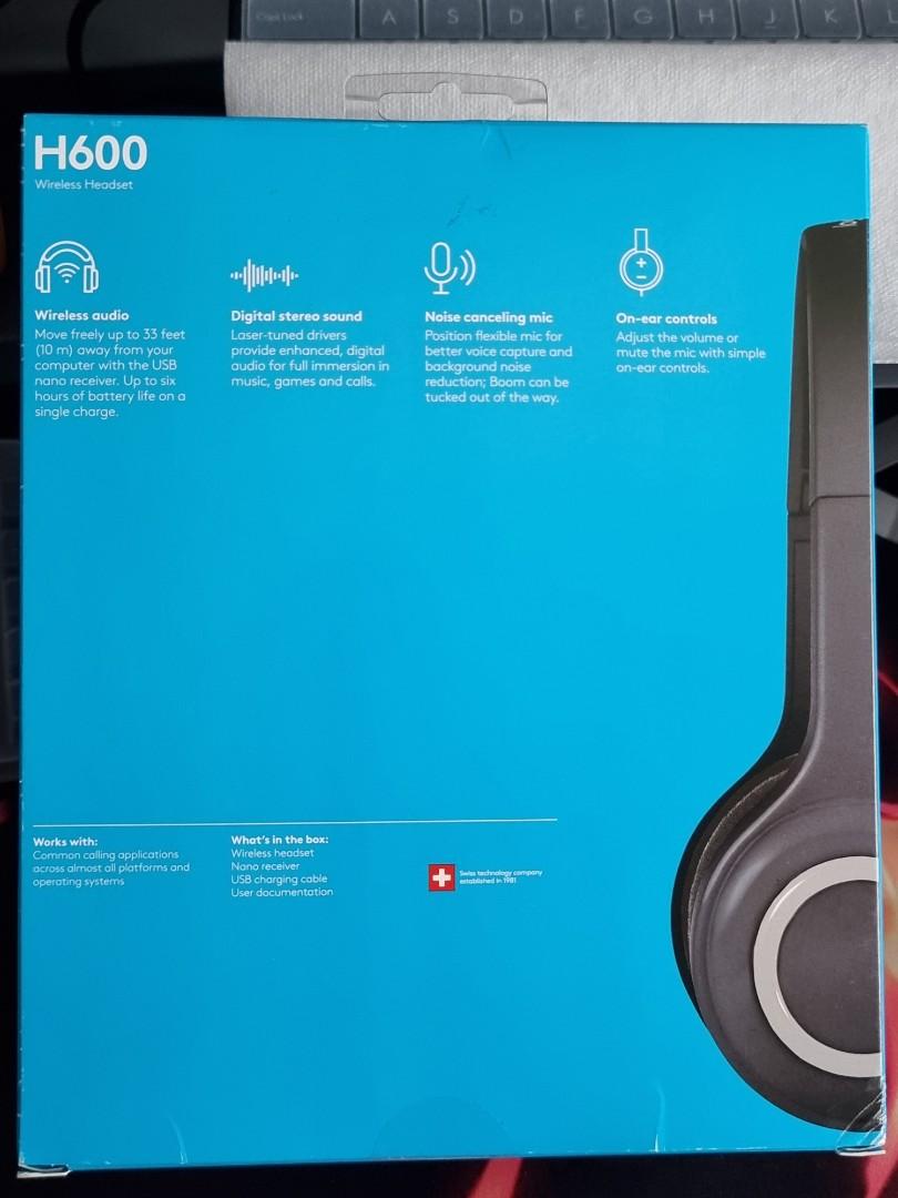 Logitech h600 mute discount button