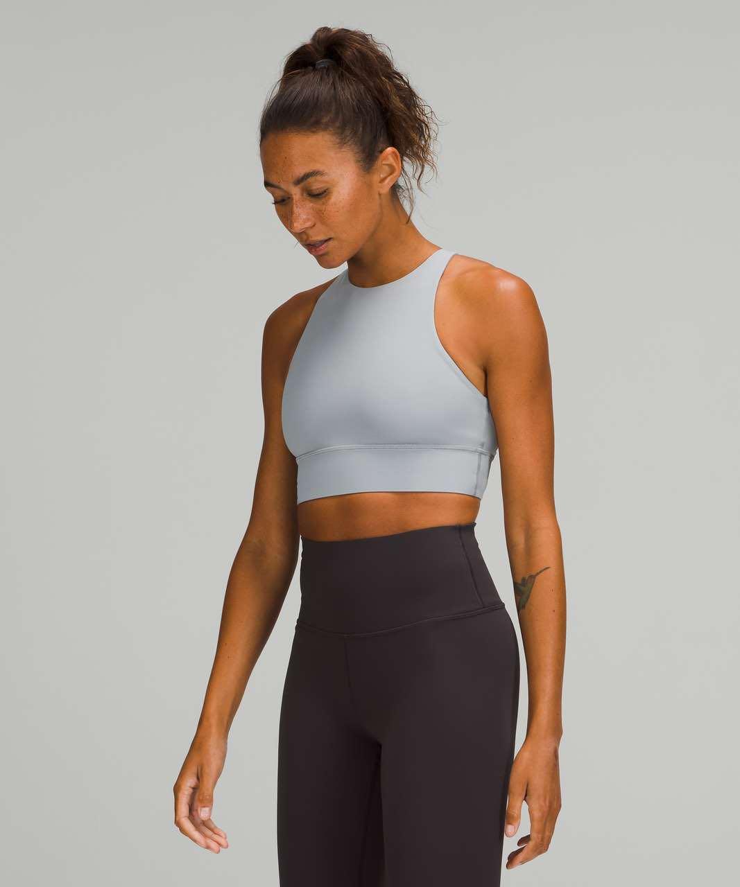 Lululemon Ribbed Nulu Asymmetrical Yoga Bra White Size 8 - $56 - From Rhinos