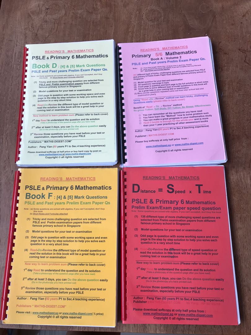 Math Assessment books for P5 and P6, Hobbies & Toys, Books & Magazines ...