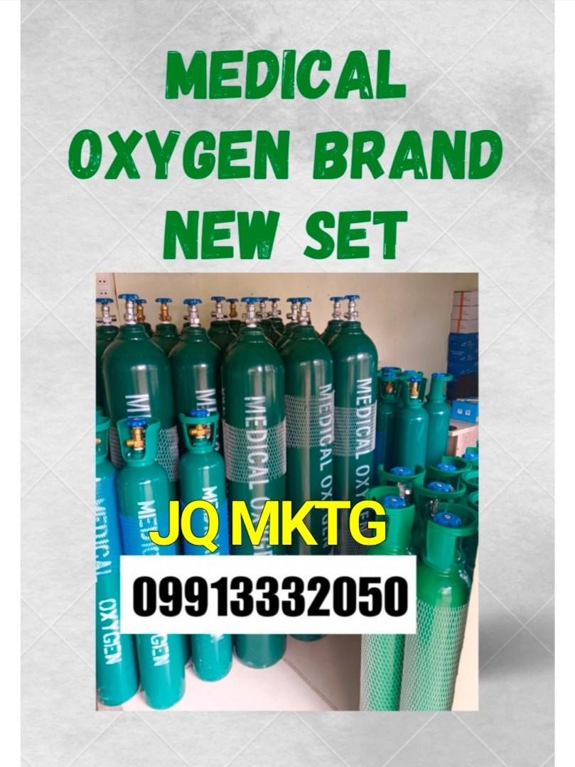medical oxygen tank brandnew (Category: Medical Supplies & Tools) located in Quezon City. Submitted by jayquanmarketing_09653447155 (Listing ID 1123323507, Image 1). Description: Ready to use with regulator set may laman na po 5lbs complete set 15lbs complete set 20lbs complete set 25lbs complete set 50lbs complete set.