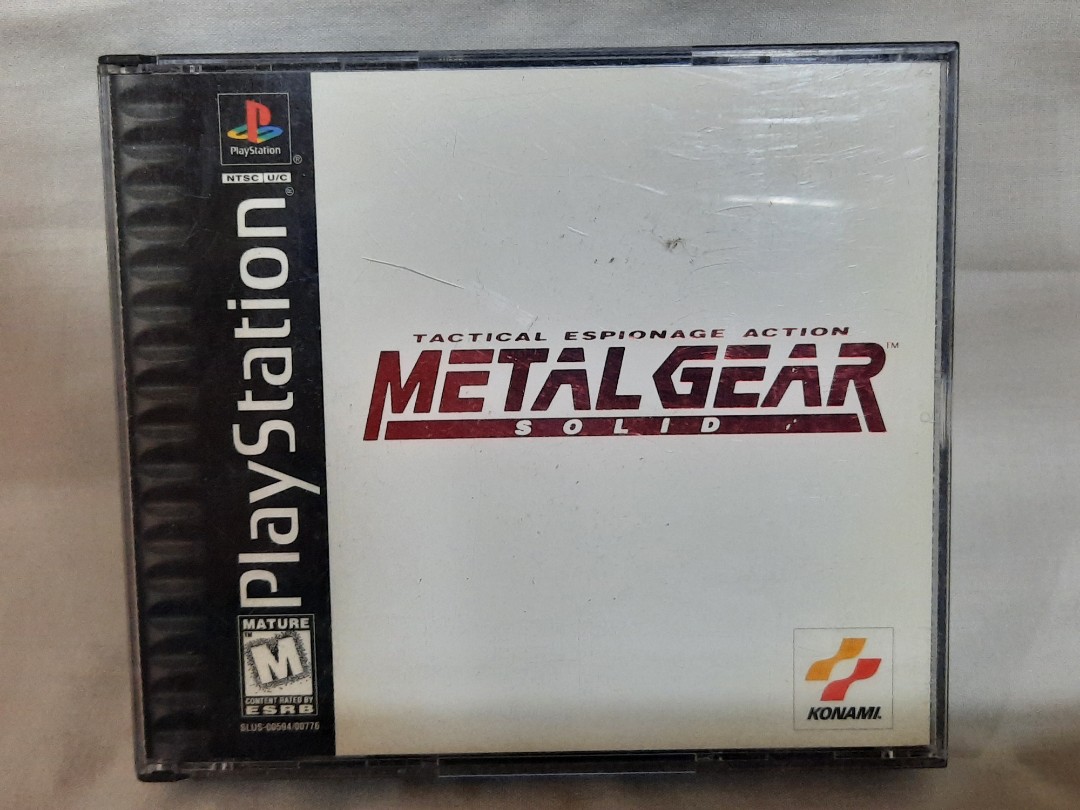 Metal Gear Solid Playstation 1, Video Gaming, Video Games, PlayStation